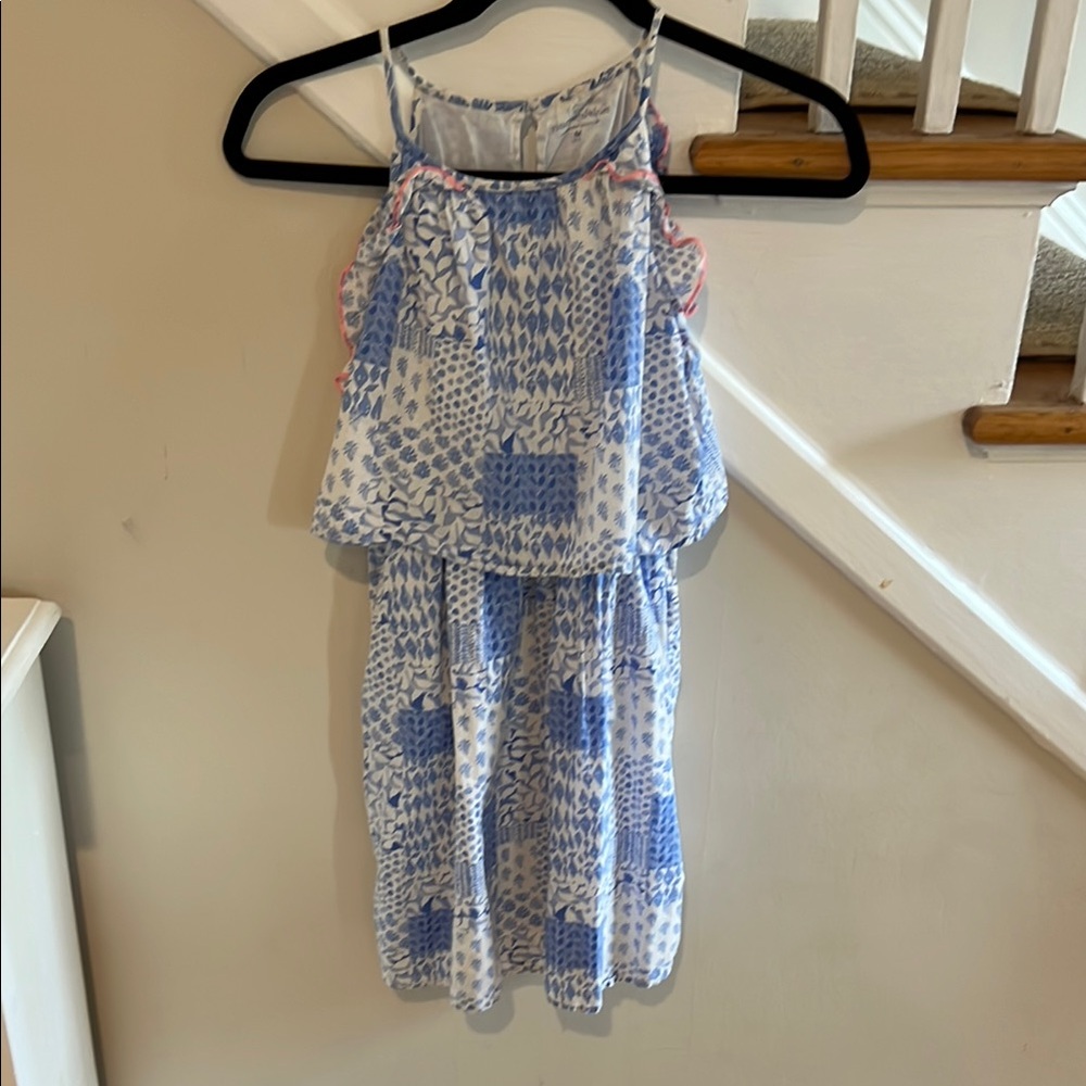 Blue and White Kids Dress